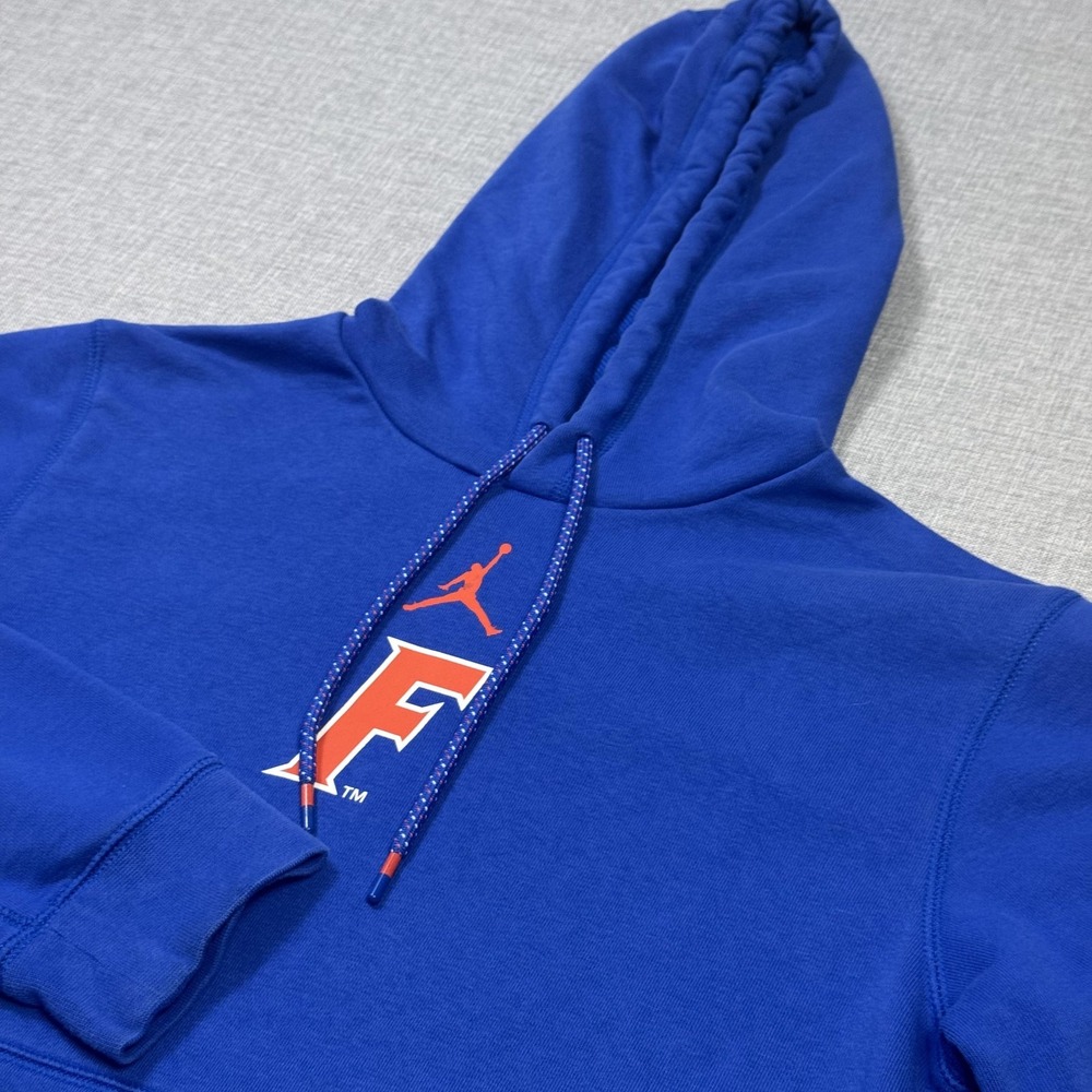Nike Air Jordan Florida Gators Hoodie Sweatshirt Men Small Blue Pullover Jumpman